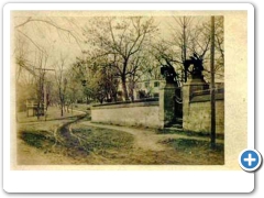 Along the road near the mansion in Smithville about  1908