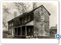 Stokes-Gaskill-Kemble-Johnson Family House, west side of Mount Holly-Jacksonville Road, Springfield Twp., 1766 (owned by Fenton and Zelley families, late-eighteenth century. owned by George Winzinger, 1939) - NJA