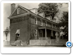 Jacob Merritt House, Chambers Corner-Arneys Mount Road, Springfield Twp., 1785 (owned by Shreve Lippincott, 1935, owned by Mr. Paul, 1939) - NJA