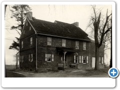 Brick house (builder unknown), Rancocas-Mount Holly Road, Westampton Twp., 1756 - NJA