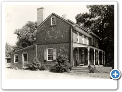  Joseph and Hannah Buzby House, near Charleston (Beverly section), Willingboro Twp., 1764 (owned by Joseph Wills, 1939) - NJA