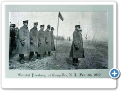 Camp Dix - General Pershing visits in 1920