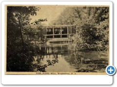 Wrightstown - The dam at Jone's Mill