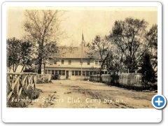 Soldiers club in an old farmhouse near Wrightstown or Pointville - Camp Dix 1918 or so