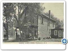A much closer view of Samuel Lamb's store in Wrightstown