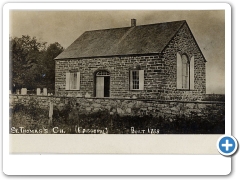 Alexandria - Saint Thomas's Episcopal Church - Built 1768 - Lookingwell cared for around the turn of the 20th century.  Hard to say which of these photos comes first.