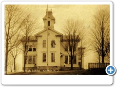 Clinton - The Public High School - c 1910