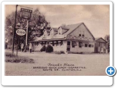 clntn - Franks Place BBQ and Esso Gas Station - 1940s