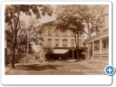 Clinton - Liegh Street And Center Street - c 1910