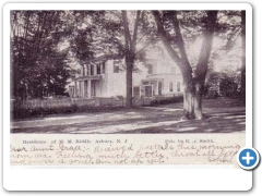 Asbury - Main Street - The Riddle Home - 1907