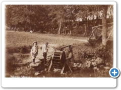 Bellewood Park - Water Wheel - c 1910 - Freeland