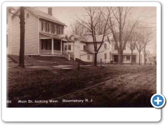 Bloomsbury - Homes on Main Street - c 1910