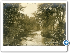 Califon - Old Foot Bridge across the South Brnch - 1906