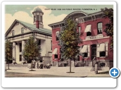 Flemington - Hunterdon Court House And the Surrogate's Office - c 1908