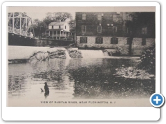 A view of the Raritan River near Flemington - 1915