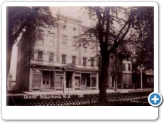 Frenchtown - The IOOF Hall and the National Bank - 1906