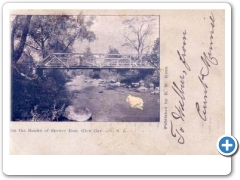 Glen Gardner - Spruce Run Bridge - 1906