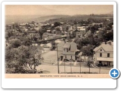 High Bridge - Another Bird's Eye View of town - c 1920