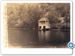 High Bridge - German valley River Cottage - 1907 -  possibly misplaced/misnamed but I like the card:)  Come to think of it, despite the metadata, it looks like Lake Solitude.