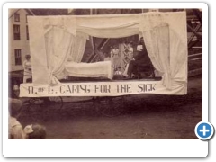 High Bridge - The Nurses Float - 4th of July Parade - c 1910