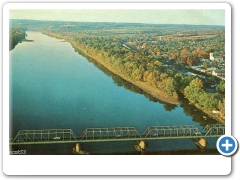 Lambertville -Birds Eye View - 1974