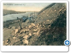 Lambertville - The view from Goat Hill Quarry - 1906