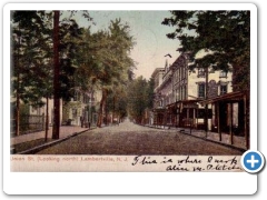 Lambertville - Union Street Stores - 1908