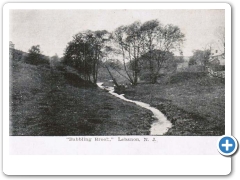 Lebanon - A babbling Brook - 1909