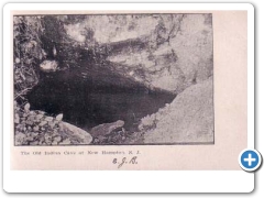 New Hampton - The Old Indian Cave - 1906
