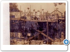 Pittstown - The Woolvertn Mansion under construction - c 1910