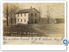 Quakertown - School And IOOF Rooms - 1904