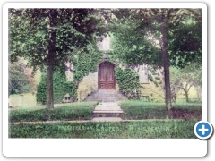 Ringoes - Presbyterian Churh - Close up of Door - 1909