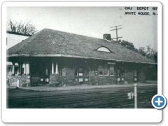 White House - CRR of NJ Depot - c 1910