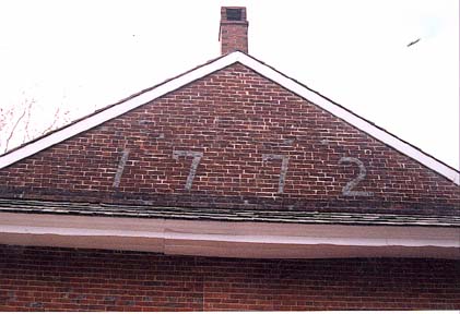 Rancocas Meeting - date on west gable