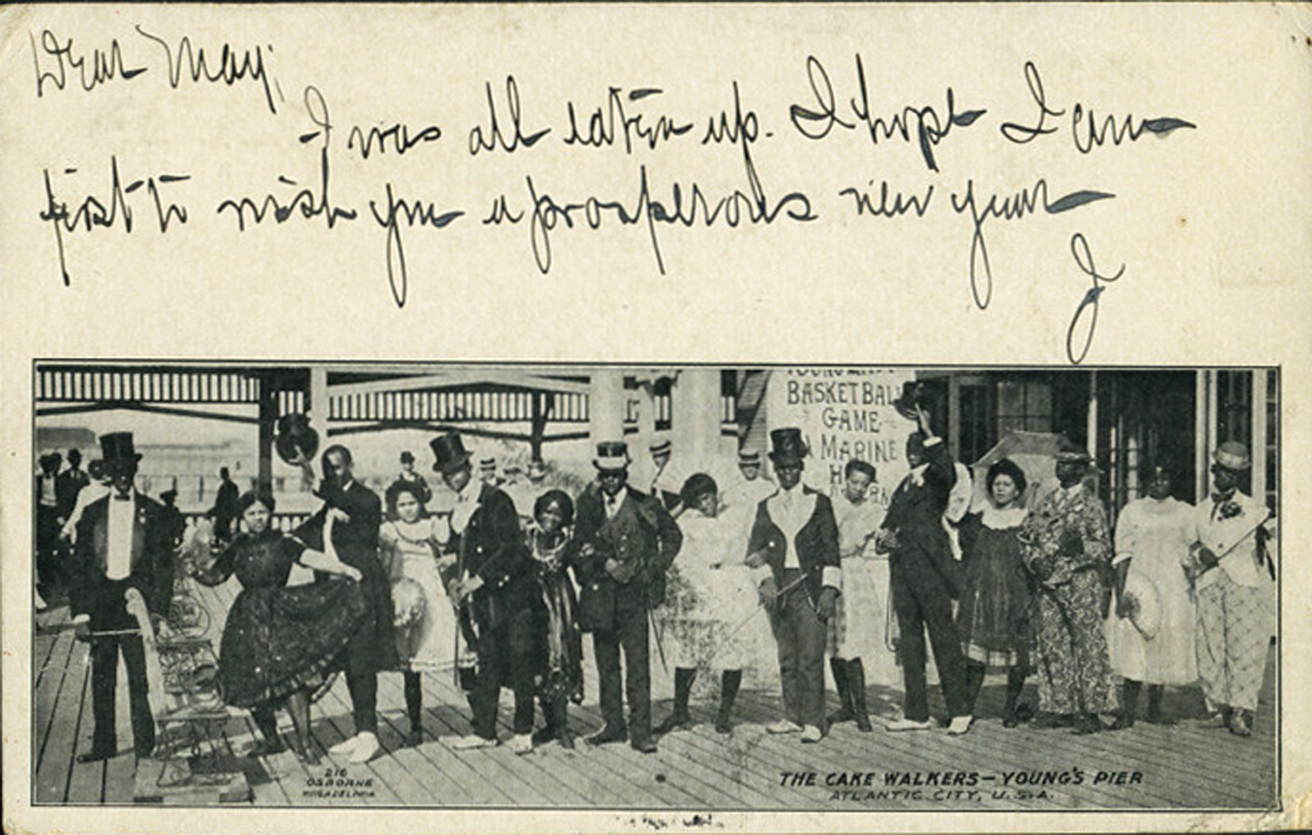 Atlantic City - Black Tie Cakewalk - c 1910