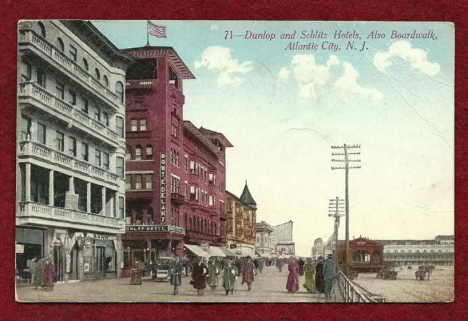 Atlantic City - Dunlop and Schlitz Hotels