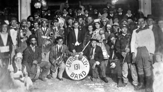 Atlantic City - Egg Harbor Citys Catfish Alley Band at Youngs Pier - 1914