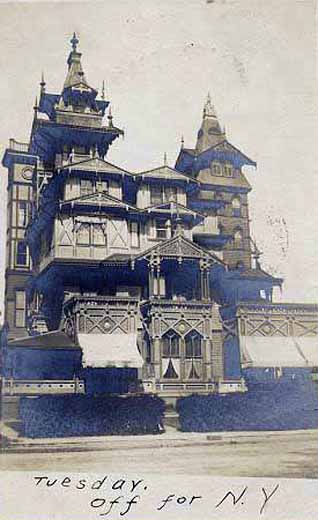 Atlantic City - Unidentified Hotel - Sender going to NY on Tuesday - a long time ago