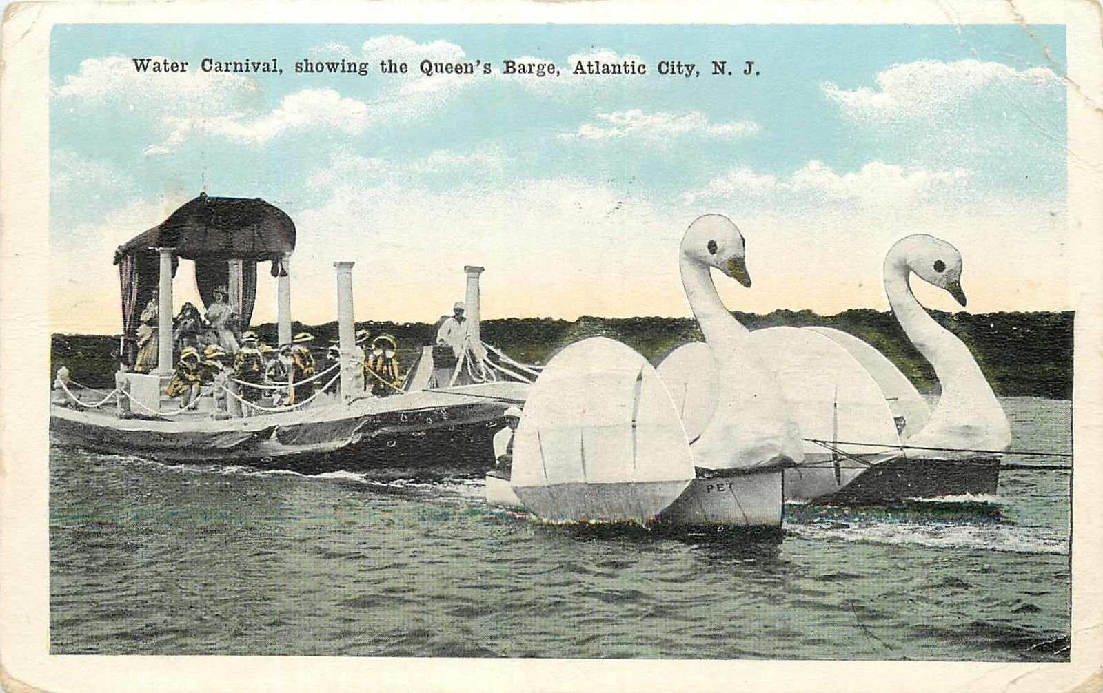 Atlantic City - Water Carnival - Queens Barge