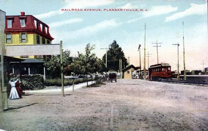 Pleasantville - A view of Railroad Avenue