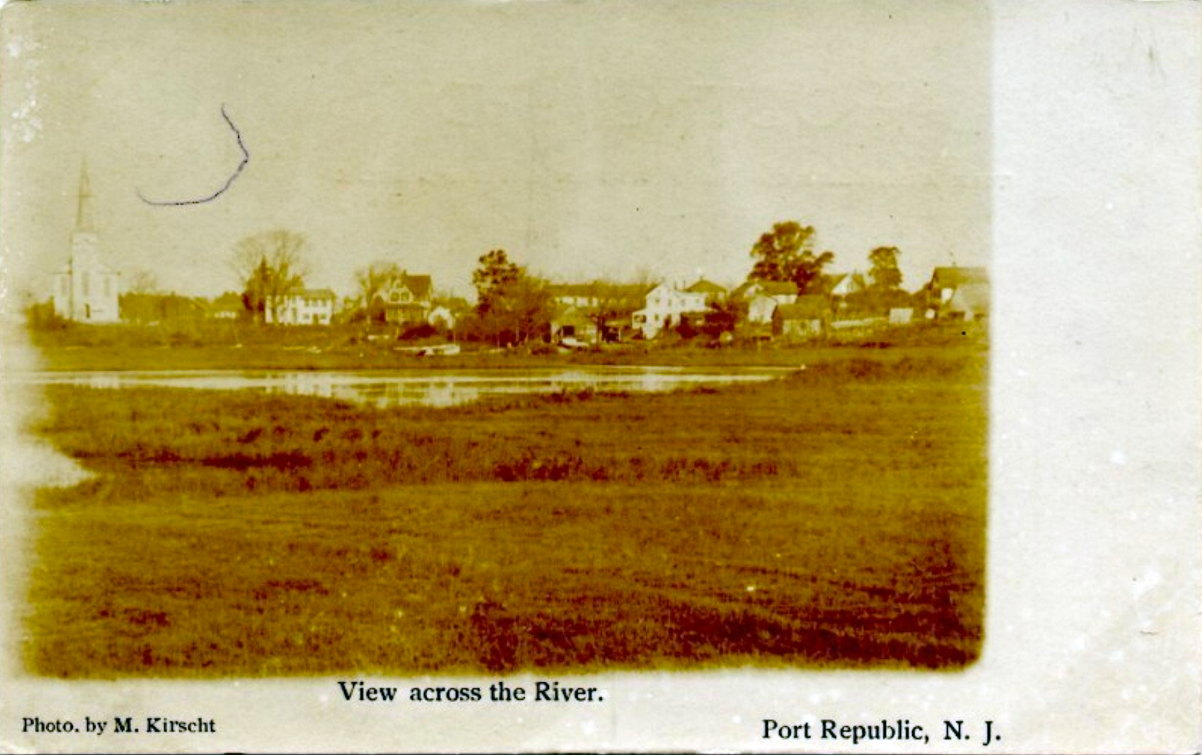 Port Republic - The view across the river - Max Kirscht - 1907