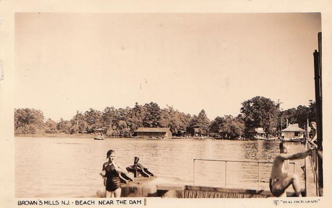 Browns Mills - At the beach near the dam