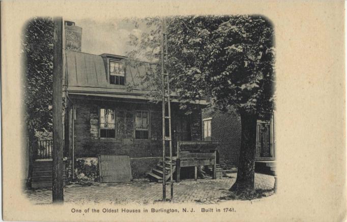 Burlington - An old house built in 1741 - c 1910