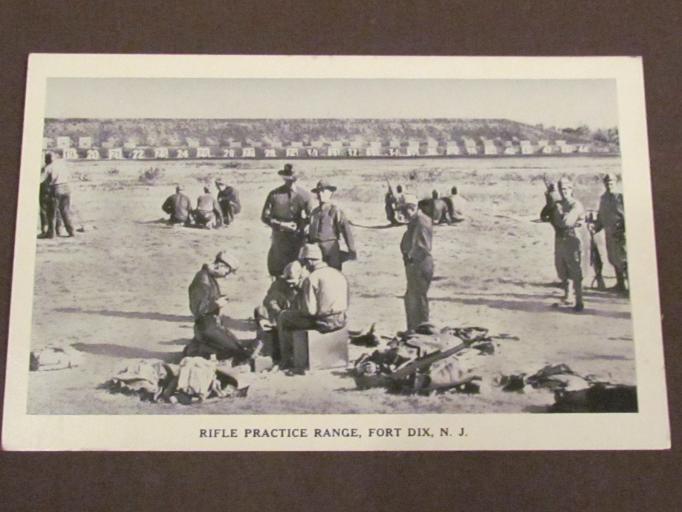 Fort Dix - Rifle Practice Range - 1940s