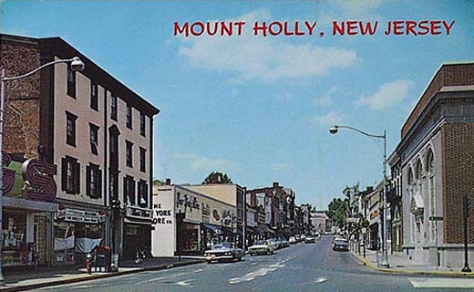 mthllybizdist50s60s  Mount Holly  Old Pictures of Burlington County 