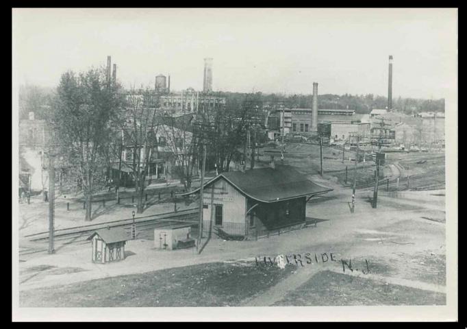 Riverside - Railroad Station and surroundings