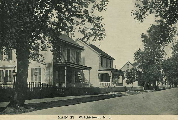 A View of Main Street with Flags, Wrightstow