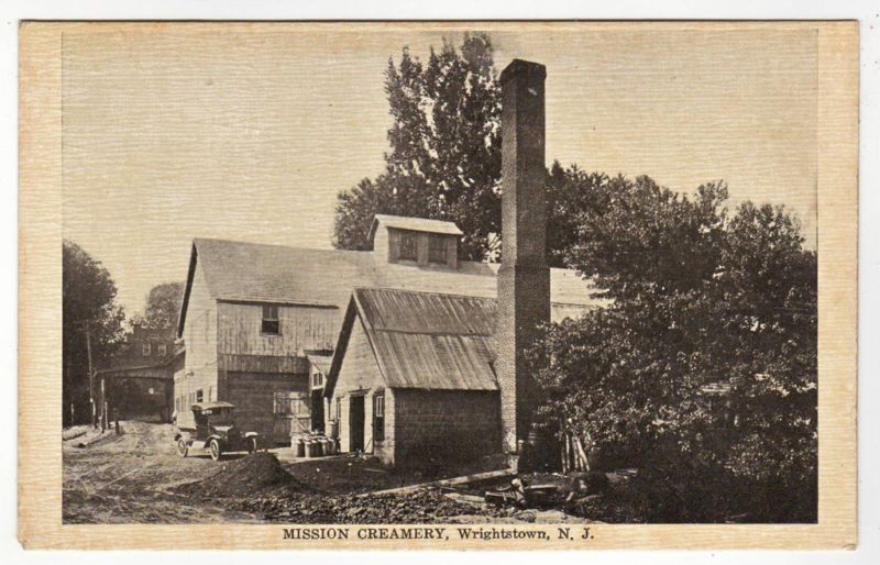 Wrightstown - A truck at Mission Creamery - 1910s