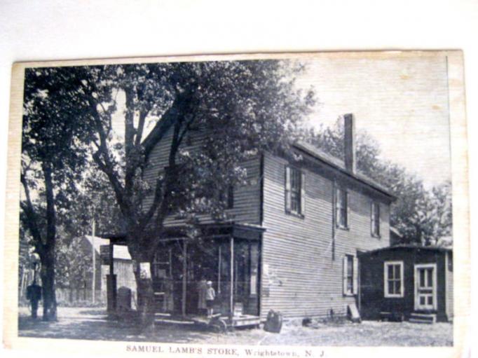 Wrightstown - Lambs Store - c 1910