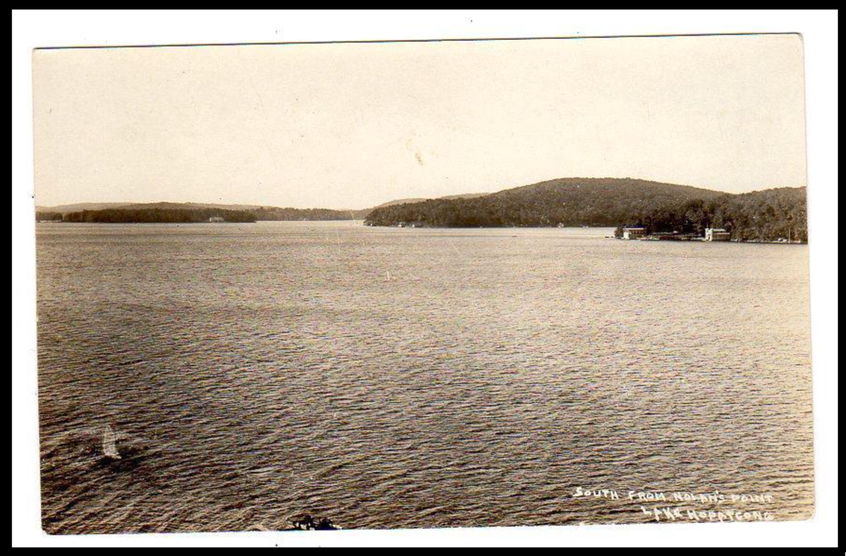 Lake Hopatcong - Sussex County - The view South from Nolans Point